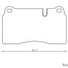 ENDLESS Bremsbeläge passend für Audi TTRS 8J, Seat Leon Cupra 5F große Bremse, Megane 3 und 4 RS (370x32mm) - VORNE – Bild 2