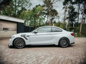 Swan Neck Heckflügel passend für BMW 2XX M2 M2C F87 F22 mit Teilegutachten – Bild 6