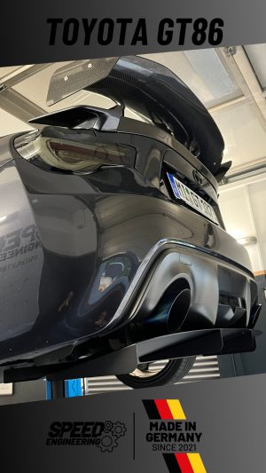 SPEED Diffusor passend für Toyota GT86 / Subaru BRZ mit Teilegutachten – Bild 2