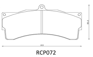 ENDLESS Bremsbeläge RCP072-N39S passend für AP Racing CP9665 – Bild 3