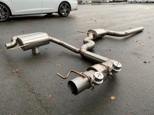E-Exhaust Abgasanlage Silence 3.5 - passend für Skoda Octavia RS 5E – Bild 2