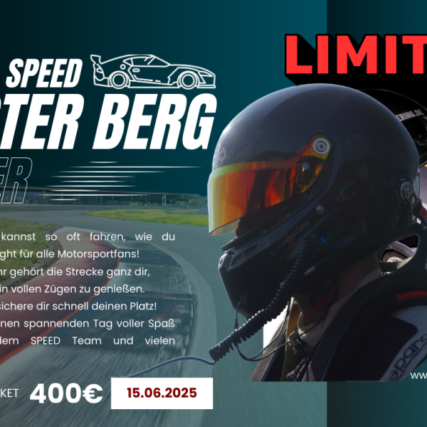 SPEED Event Bilster Berg 15.06.2025 Fahrerticket
