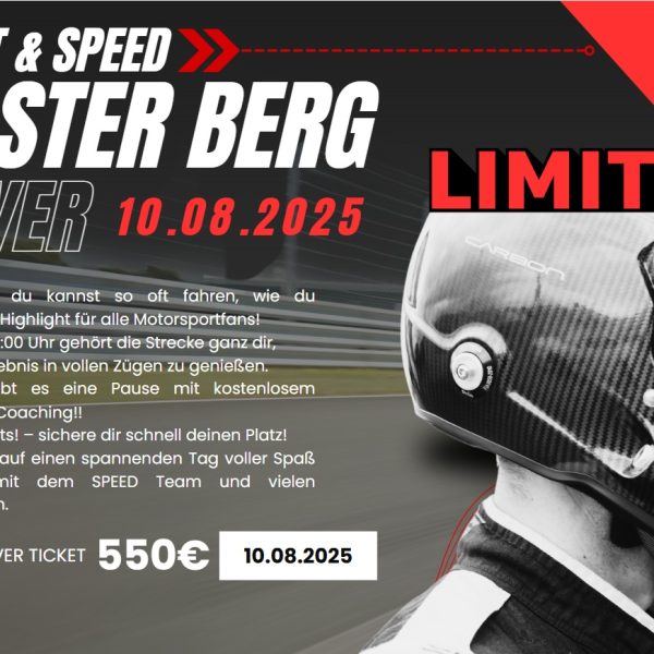 SPEED Event Bilster Berg 10.08.2025 Fahrerticket