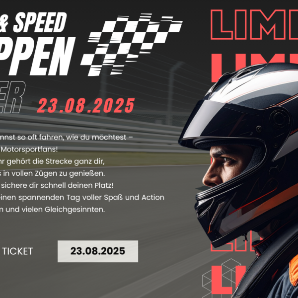 SPEED Event Meppen 23.08.2025 Fahrerticket