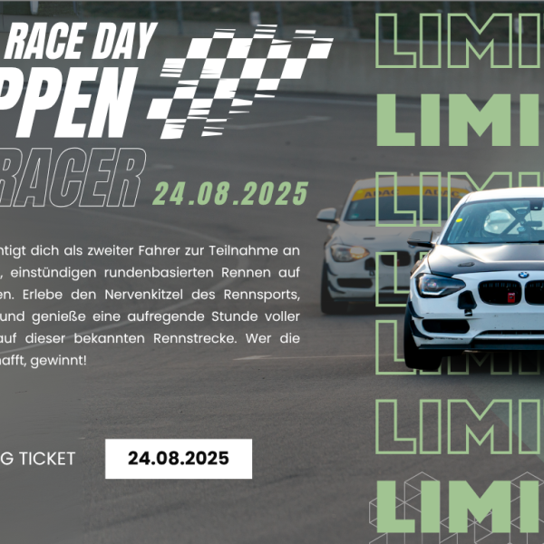 SPEED Event Meppen 24.08.2025 Rennen 2. Fahrerticket